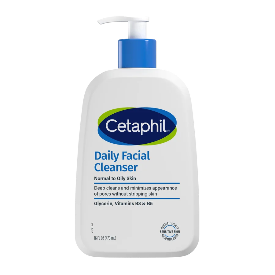 Cetaphil Daily Facial Cleanser Normal to Oily Skin 473ml